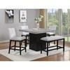 Square Sebastian Counter Height Dining Table with Pedestal Base (2725T-4848) image 2