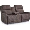 Livvy Reclining Fabric Loveseat with Console (L970RC7 19206) image 1
