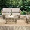 Johari FM80016NT-4PC-BN 4 Pc Conversation Set image 1