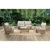 Johari FM80016NT-4PC-BN 4 Pc Conversation Set image 2