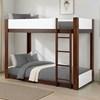 Terri FM-BK204CH-T-BED+M6 Twin/Twin Bunk Bed & Mattress image 1