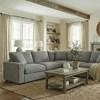 Crowle Fabric Sectional (FM67010LG-SECT) image 1