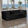 Nappi Stationary Fabric Loveseat (FM62102BK-LV-PK) image 1