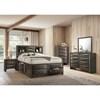 Zosimo King Bookcase Bed with Storage (FM7210GY-EK-BED) image 2