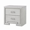 Basilone 2-Drawer Nightstand (FM7440WH-N) image 3