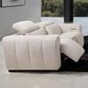 Thaddea Power Reclining Fabric Loveseat with Console (CM9934WH-LV-PM-PK) image 1