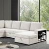Mobilier modulaire convertible Stockwell en tissu (FM6966DG-SECT) image 3