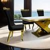 Palazzo 7 pc Dinette (FM33002GD-T-7PC-11BK) image 5