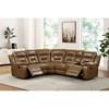 Ezekius Reclining Leather Sectional (FM6011BR-M-SECT) image 2