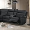 Oliverus Power Reclining Leather Sectional (FM69009BK-SECT-PM) image 1
