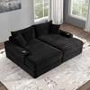 Tavedestrand Stationary Fabric Sofa (FM6900BK-PK) image 3