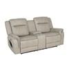 Arturus Power Reclining Fabric Loveseat with Console (NX6061LB-LV-PM) image 13