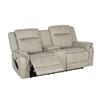 Arturus Power Reclining Fabric Loveseat with Console (NX6061LB-LV-PM) image 4