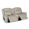 Arturus Power Reclining Fabric Loveseat with Console (NX6061LB-LV-PM) image 5
