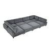 Dagenham Fabric Sectional (FM6800GY-B) image 1