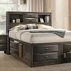 Zosimo Queen Bookcase Bed with Storage (FM7210GY-Q-BED) image 1