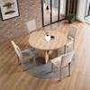 Round Oberto Dining Table with Pedestal Base (SL3406NT-RT) image 3