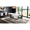 Norelli Dining Table with Trestle Base (FM3701SV-T-TABLE) image 1