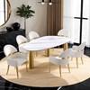 Oval Northam Dining Table (FM37005WH-T-TABLE) image 3