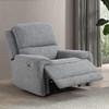 Fauteuil inclinable motorisé Morcote en tissu (FM62001GY-CH-PM) image 1