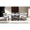 Portanova Dining Table with Pedestal Base (FM33003SV-T-TABLE) image 3