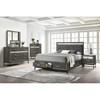 Voleta Queen Panel Bed with Storage (FM7212GY-Q-BED) image 2