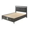Voleta Queen Panel Bed with Storage (FM7212GY-Q-BED) image 3
