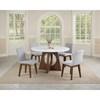 Round Ostbirk Dining Table with Pedestal Base (FM37011WN-RT) image 2