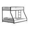 Southall FM-BK1201BK-TF Twin/Full Metal Bunk Bed image 3
