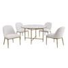 Round Balvi Dining Table (FM37012GD-RT-3A) image 1