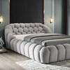 Newquay Queen Panel Bed (FM7260GY-Q-BED) image 1