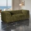 Nappi Stationary Fabric Loveseat (FM62102GR-LV-PK) image 1
