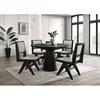 Round Tottenham Dining Table with Pedestal Base (FM3222BK-RT-48-TABLE) image 2