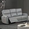 Canapé inclinable motorisé Schlieren en cuir (FM6012GY-SF-PM) image 1