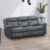 Agata Reclining Leather Sofa (NX6001DG-SF) image 1