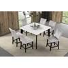 Sabro 5 pc Dinette (FM3330BK-ST-5PC) image 2