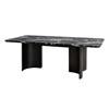 Selsey Dining Table with Pedestal Base (FM34007BK-T) image 1