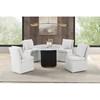 Varde 5 pc Dinette (FM3431WH-RT-5PC-01WH) image 1