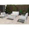 Shomari LA-A025WH-4PK 5 Pc Wicker Sofa Set image 2