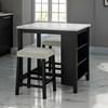 Chalcedony 3 pc Dinette (SL3401BK-PT-3PK) image 1