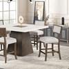 Square Grasten Counter Height Dining Table (FM3332DB-PT-TABLE) image 6