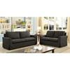 Maxine Stationary Fabric Loveseat (CM6378GY-LV) image 1