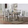 Laquila 6 pc Dinette (CM3542GY-T-6PC-BN) image 2