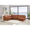 Dillon Leather 4 pc Sectional (RHF 89927SECT 2362) image 1