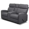 Bordeaux Reclining Fabric Loveseat with Console (9615-2-EA-25) image 1