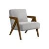 Fauteuil d'appoint fixe en tissus (I 8300) image 1