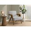 Fauteuil d'appoint fixe en tissus (I 8300) image 2