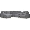 ModMax II Reclining Fabric 6 pc Sectional (6590679C/6590631C/6590677C/6590646C/6590660C/6590662C) image 1