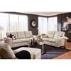 Santorine Stationary Leather Match Loveseat (2170835C) image 11