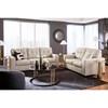 Santorine Stationary Leather Match Loveseat (2170835C) image 9